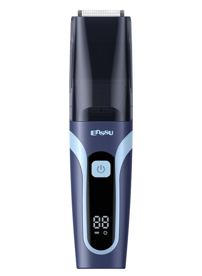 Enssu Vacuum Beard Trimmer for Men | Cordless Hair & Beard Trimmer with Vacuum | LCD Battery Display | IPX7 Waterproof | Adjustable 1–20mm Comb | Type-C Rechargeable Grooming Trimmer - Image 1